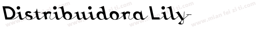 Distribuidora Lily字体转换